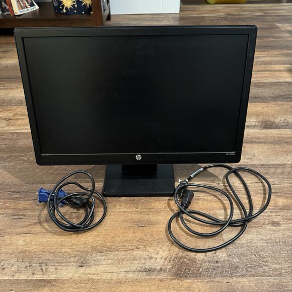 HP LV2011 Black 20'' Anti Glare Widescreen LED Backlit LCD Monitor 1600x900 VGA - Picture 1 of 10